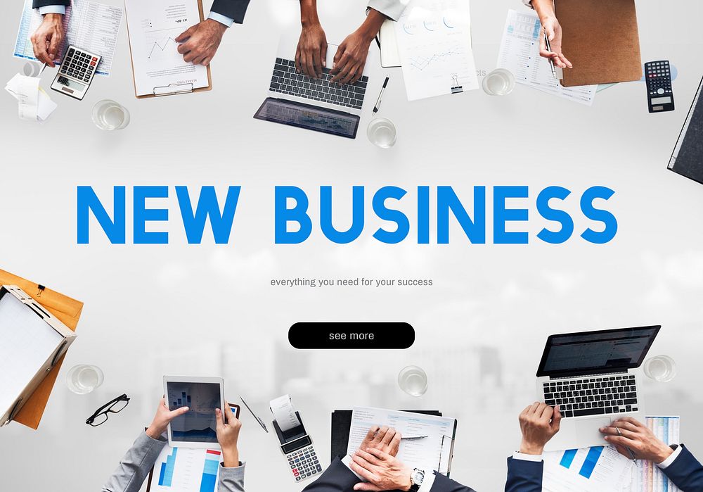 New Business Financial Enterprise Word