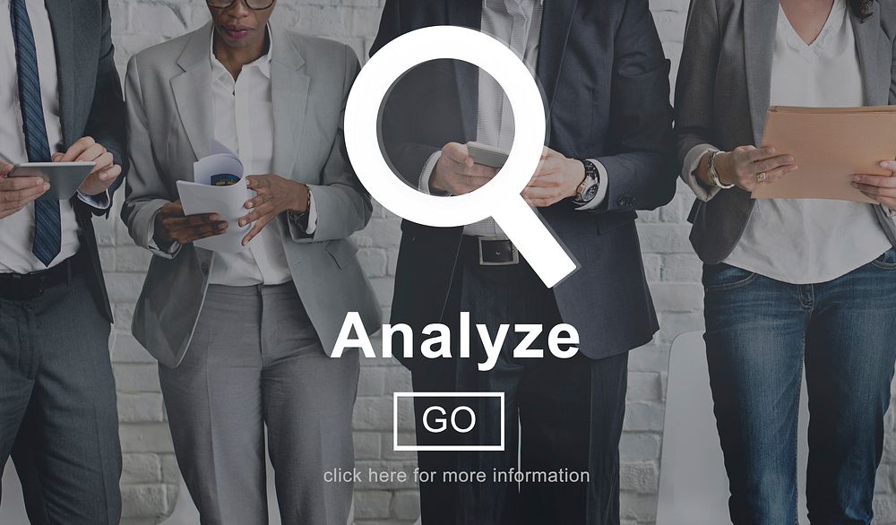 Analyze Information Insight Connect Data Website Concept