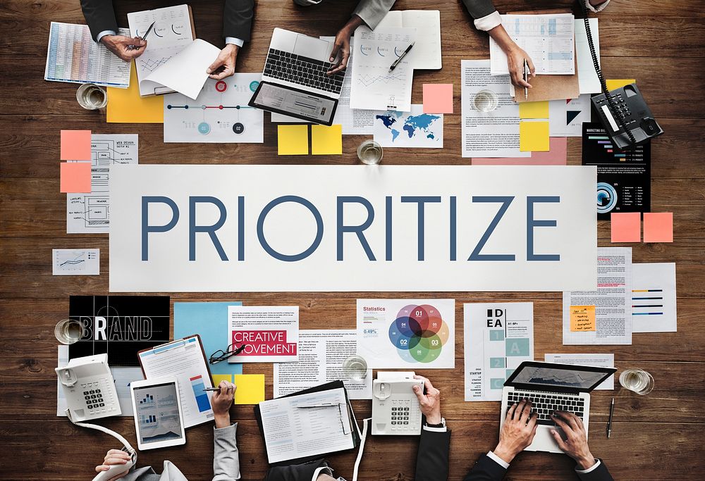 Prioritize Emphasize Efficiency Important Task Concept