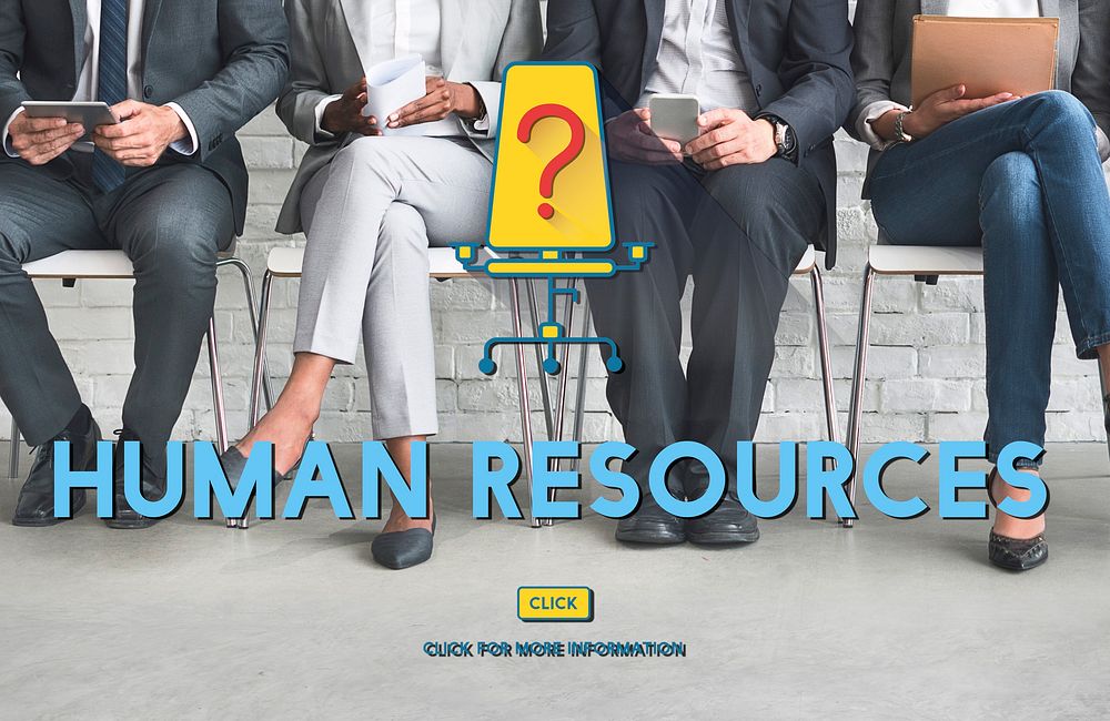 Human Resources Hiring Recruitment Work Concept