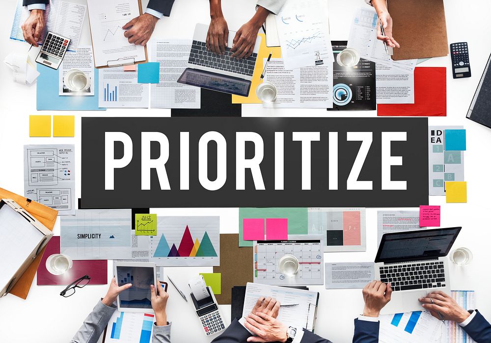 Prioritize Efficiency Expedite Importance Issues Concept