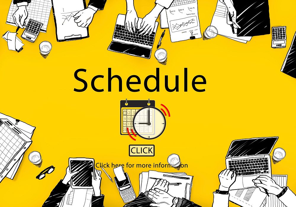 Notice Schedule Notes Imporant Task Concept