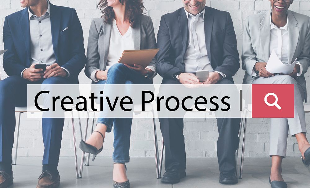 Creative Process Evaluation Ideas Imagination Concept