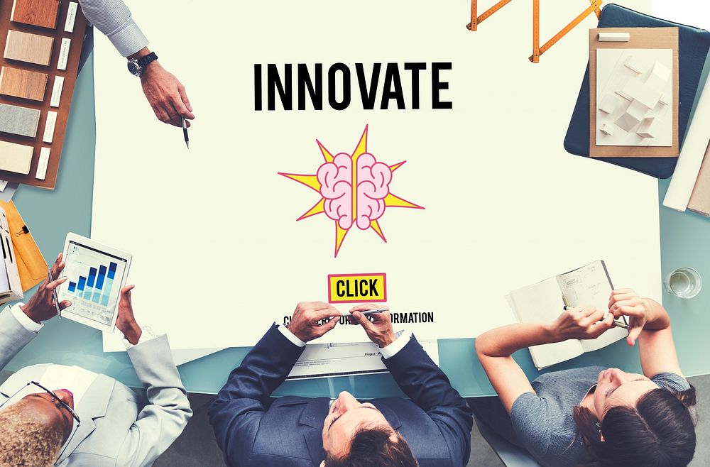 Innovate Create Ideas Aspirations Strategy Concept