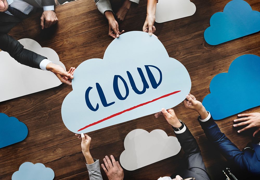 Cloud Words Online Technology Network Concept