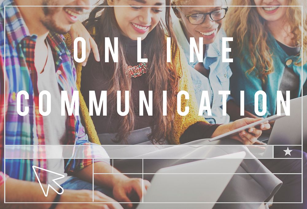 Online Communication Connection Social Networking Concept