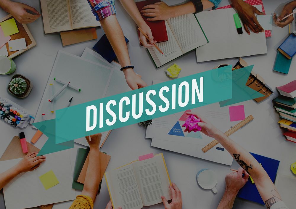 Discussion Arguing Communicate Negotiate Talk Concept
