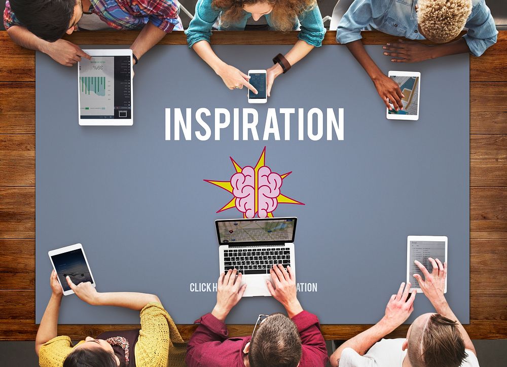 Ideas Innovate Inspiration Creativity Design Brain Concept