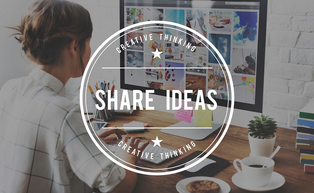 Share Ideas Sharing Global Communication Connection Concept