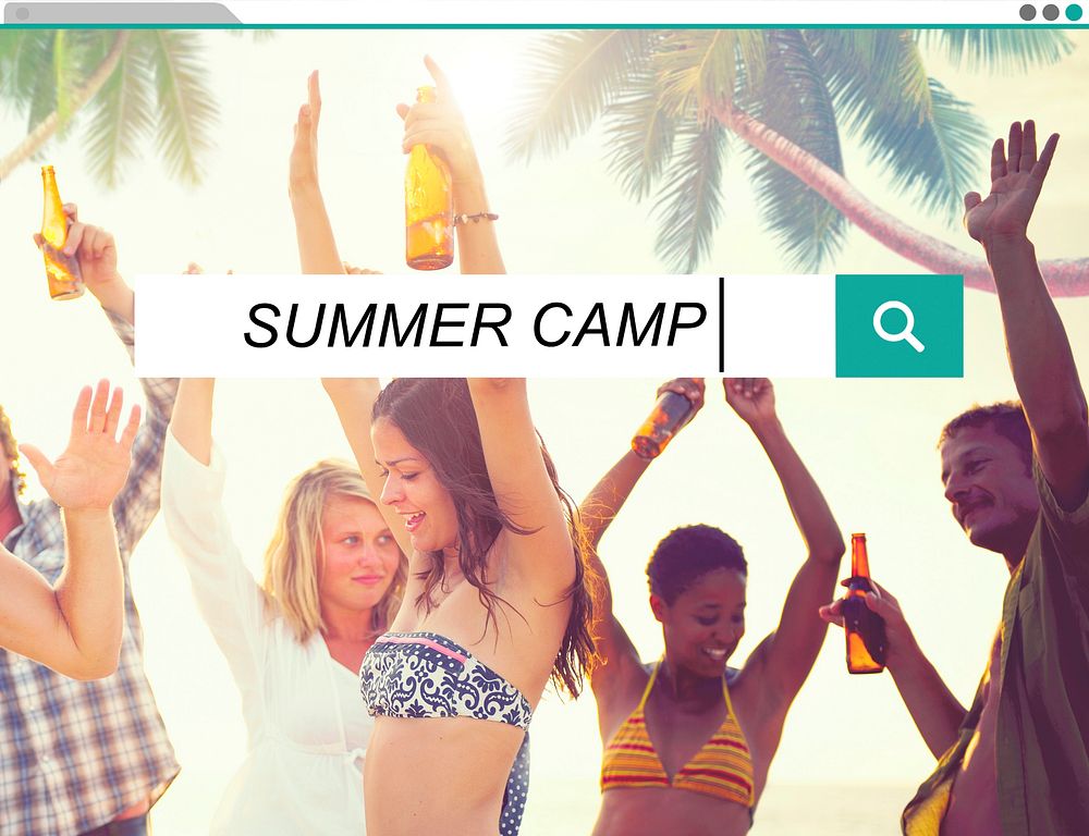 Summer Camp Vacation Holiday Leisure Happiness Concept