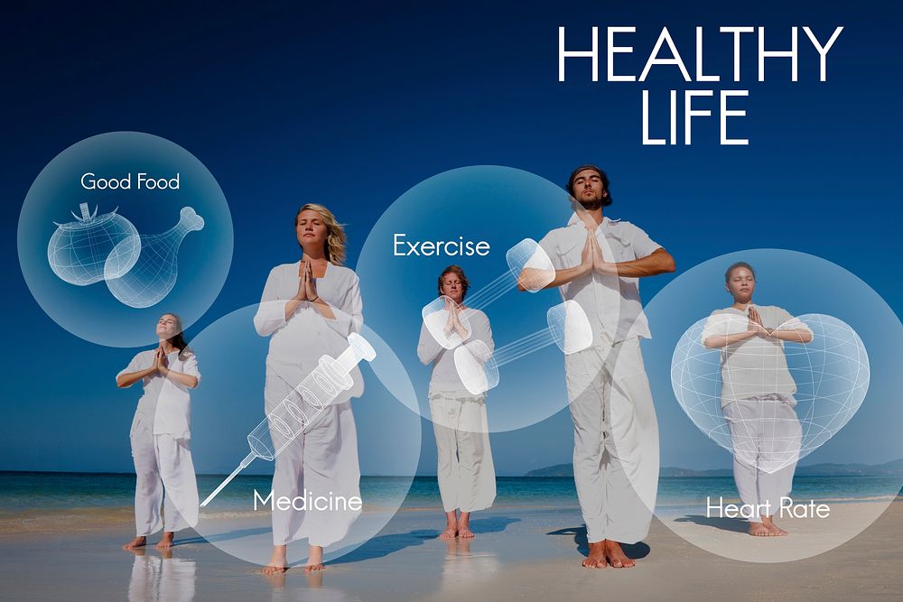Healthcare Fitness Exercise Healthy Wellbeing Concept