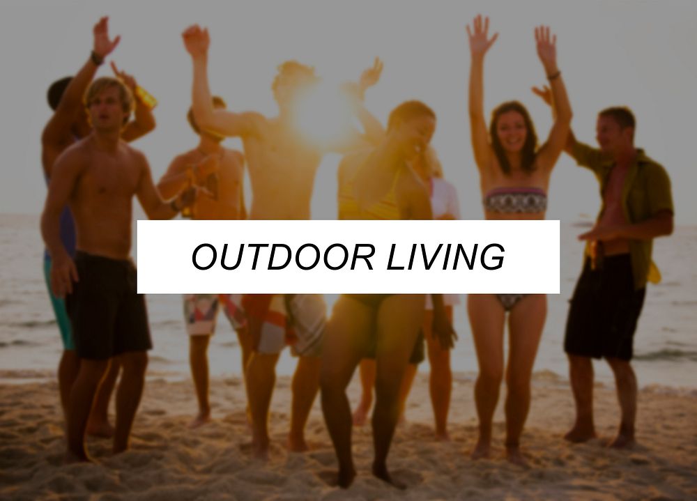 Outdoor Living Summer Friendship Beach Vacation Concept