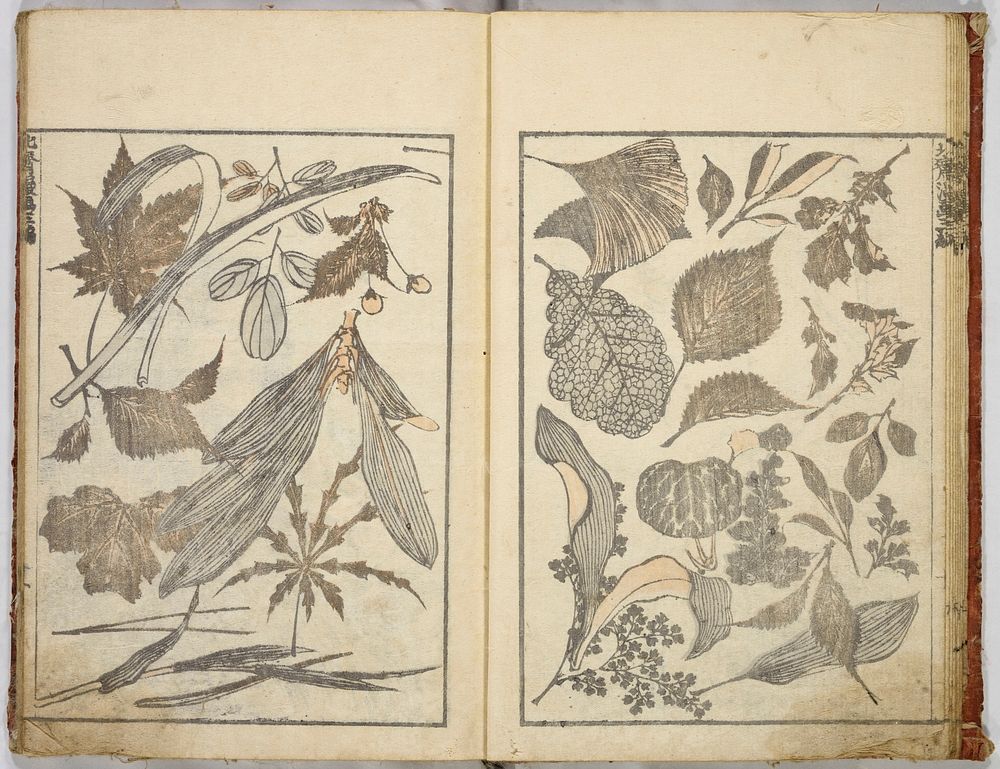 Random sketches by Hokusai volumes 1 to 11. Original public domain image from the MET museum.