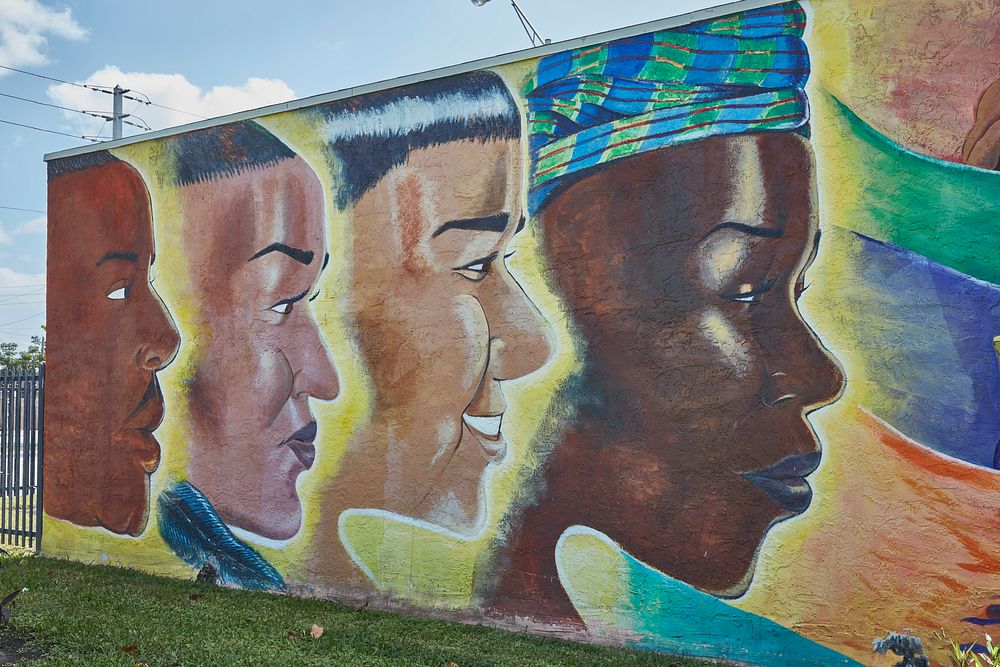                         Scene in the Sherdavia Jenkins Peace Park in the Liberty City neighborhood of Miami, Florida        …