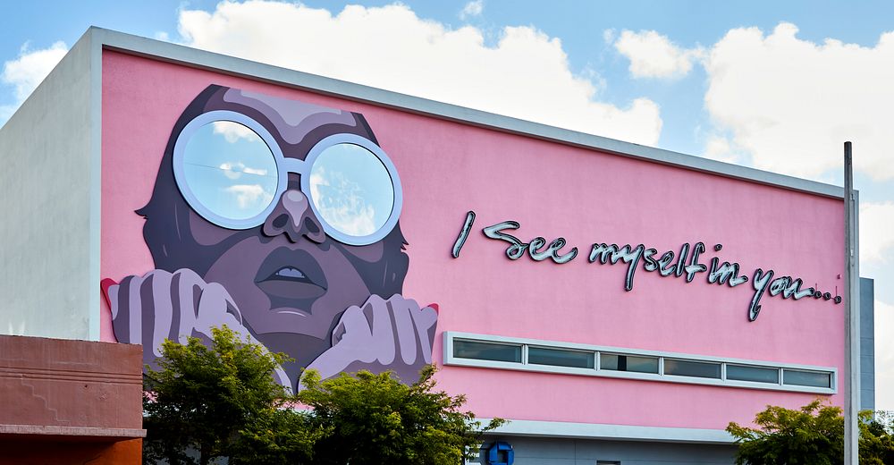                         Monumental "I See Myself in You" art installation, produced by several local artists in 2019 in the…