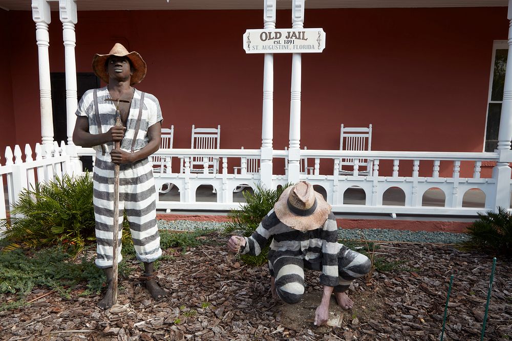                         Scene at the Old Jail Museum, in St. Augustine, Florida                        