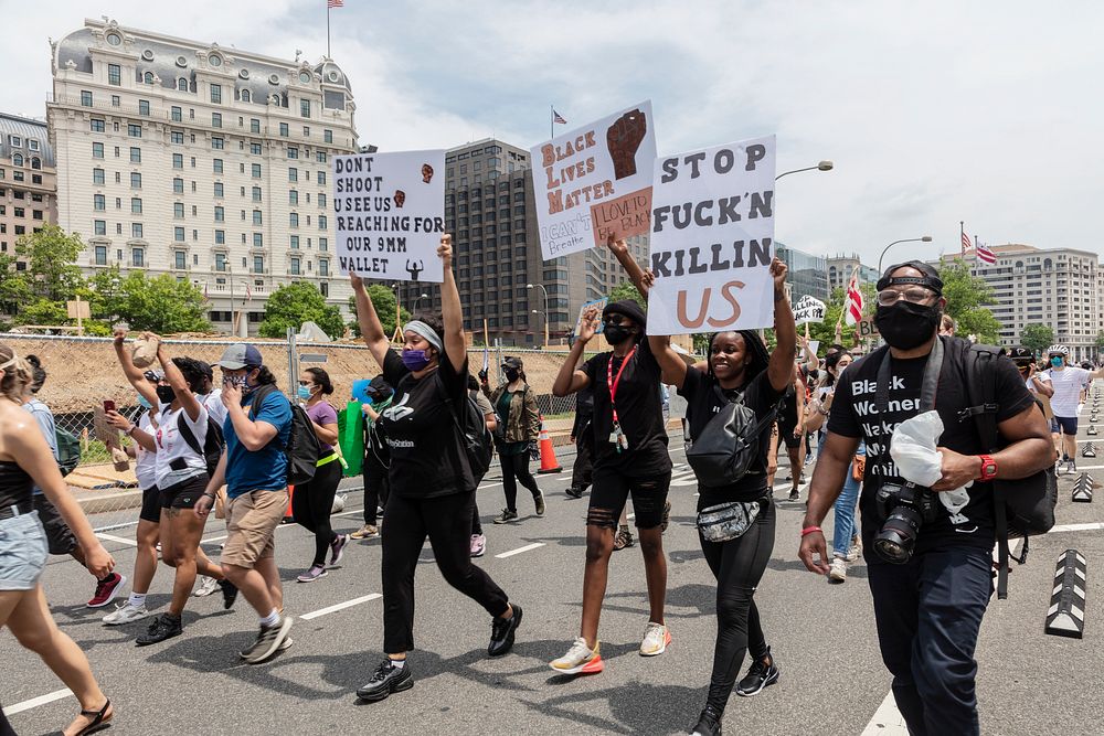                         One of the many Black Lives Matter events on or near Black Lives Matter Plaza in Washington, D.C.   …