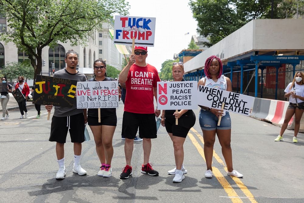 One of the many Black Lives Matter events on or near Black Lives Matter Plaza in Washington, D.C.