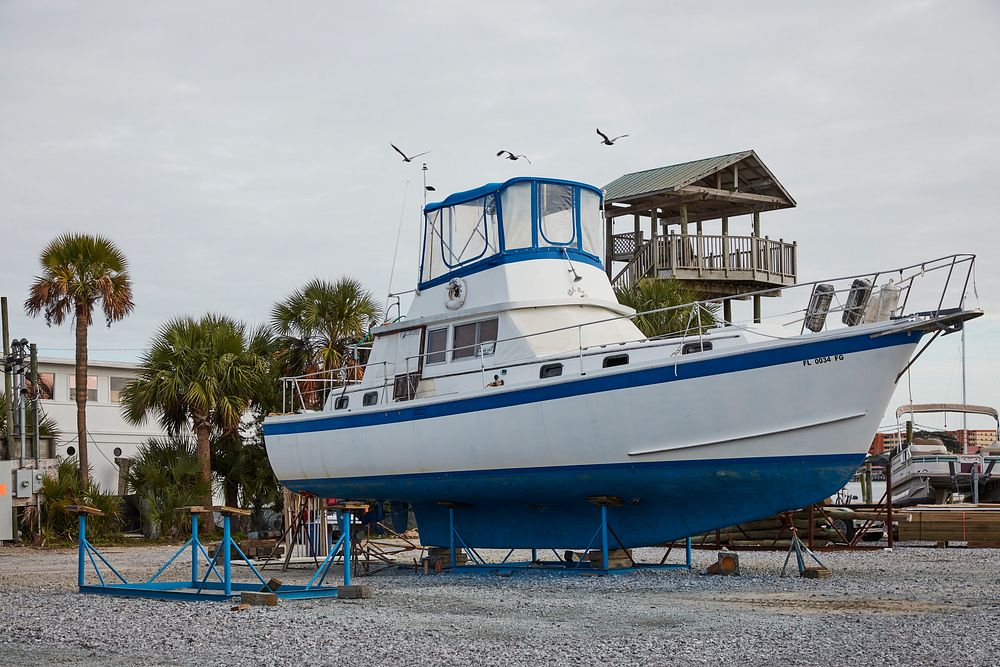                         A sizable example at "The Boat", a boatyard in Fort Walton Beach, in the "Panhandle" portion of the…