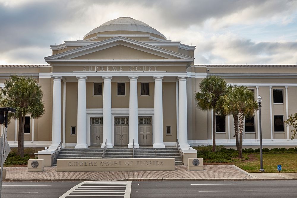                         The Florida Supreme Court Building in Tallahassee, the capital city of Florida, located in the…