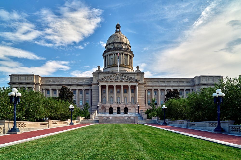                         The Kentucky State Capitol in Frankfort, designed by architect Frank Mills Andrews and completed in…