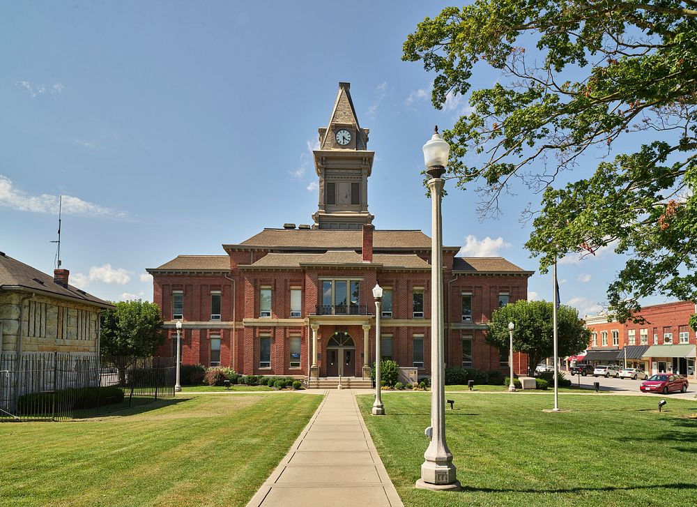                         The Carroll County Courthouse in Carrollton, Kentucky, designed by an Louisville architectural firm…