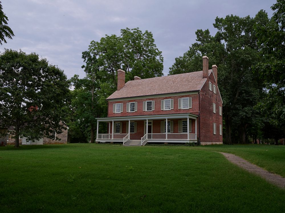                         Main house at Locust Grove, the estate of George Rogers Clark, his sister Lucy, and her husband…