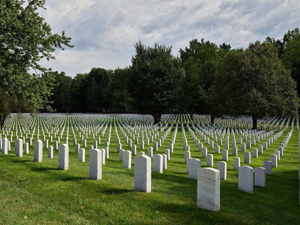                         View of the Zachary Taylor National Cemetery in Louisville, Kentucky's largest city, on the south…