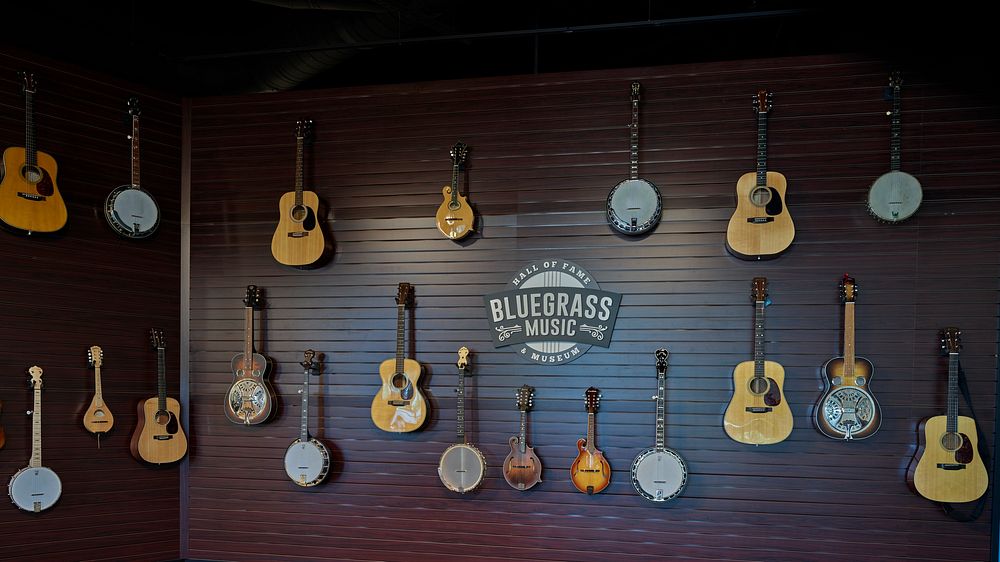                         Instruments displayed at the Kentucky Bluegrass Museum in the Ohio River city of Owensboro…