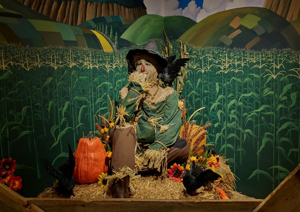                         The Scarecrow character at the Oz Museum in Wamego, a small town near Manhattan, Kansas             …