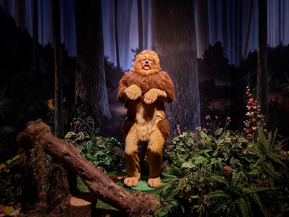                         The Cowardly Lion character at the Oz Museum in Wamego, a small town near Manhattan, Kansas         …
