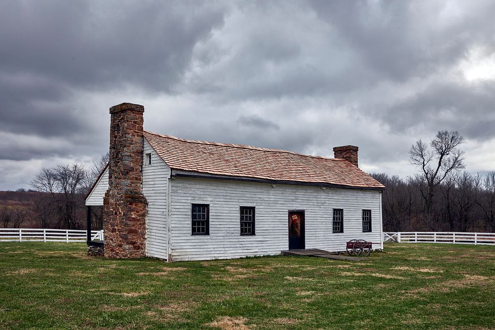                         The family home at the Nathan and Olive Boone State Historic Park in Greene County, Missouri        …