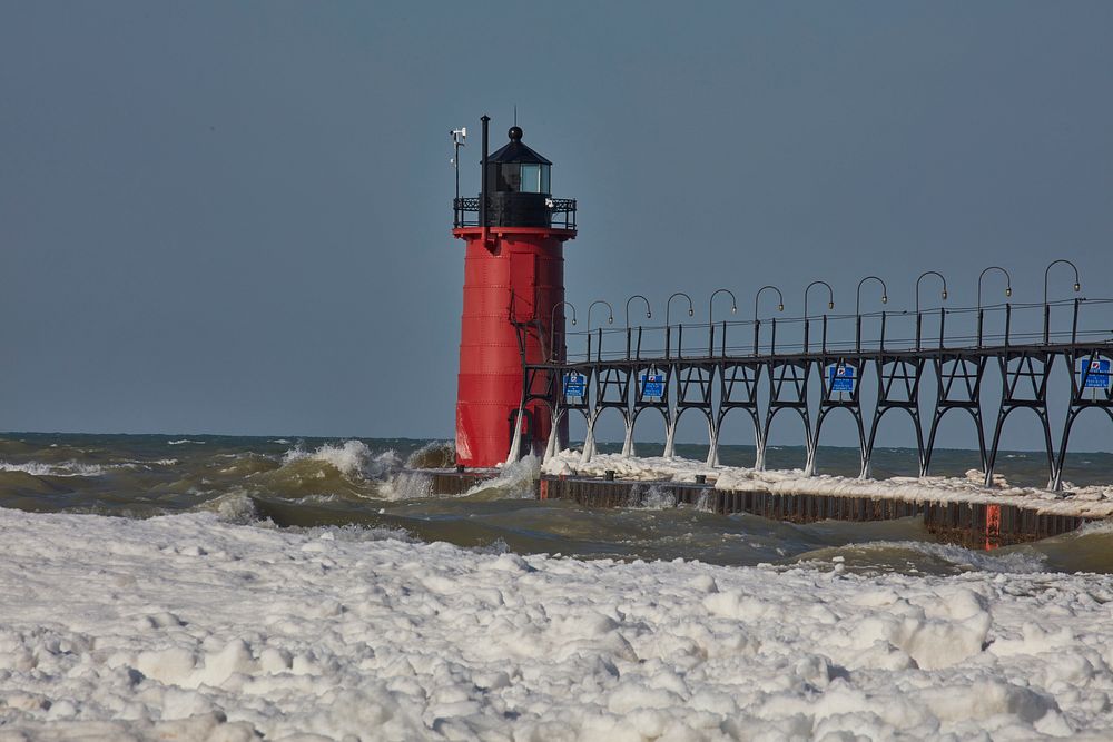                         Since 1871, a South Haven Light has guarded the entrance to the Black River on Lake Michigan in…