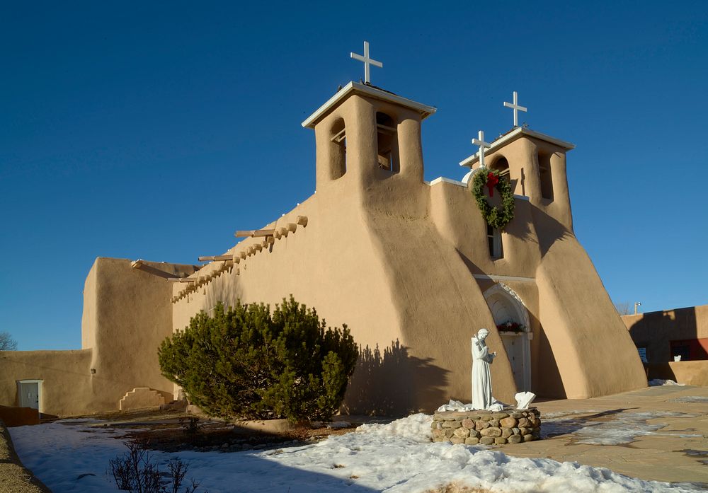                         The San Francisco de Asís Mission Church in Ranchos de Taos, a small town four miles south of Taos…