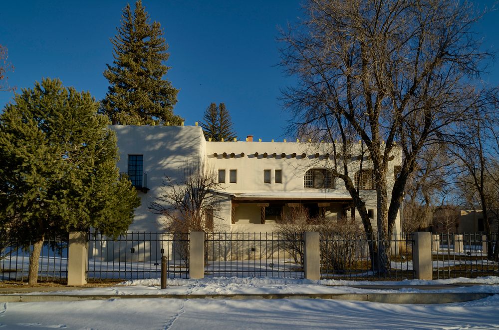                         The Taos Art Museum in Taos, New Mexico, once a sleepy southern Sangre de Cristo Mountains town…