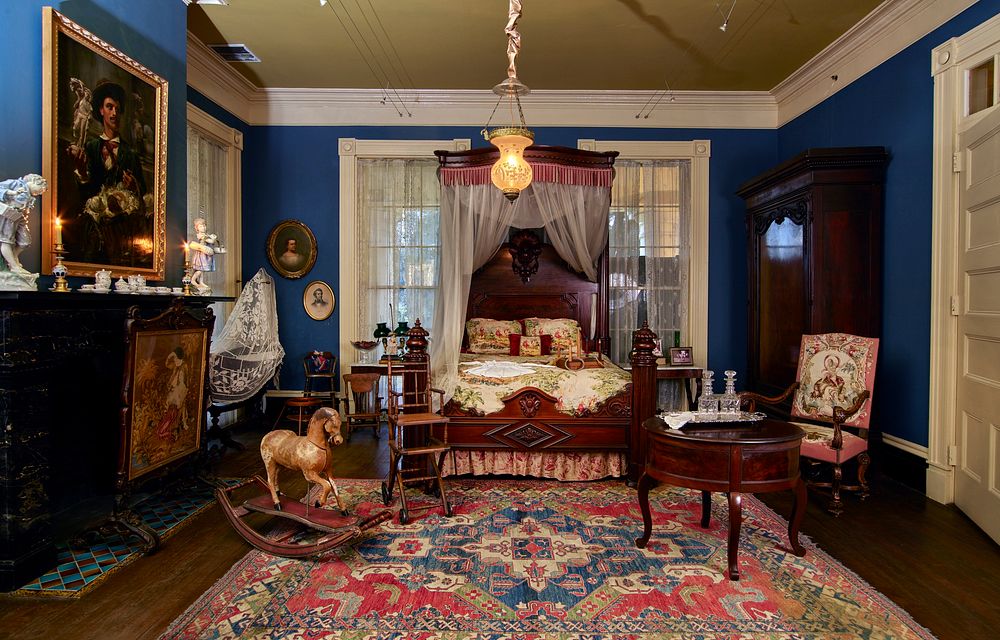                         Children's bedroom at Houmas House and Gardens, a Louisiana plantation-era attraction that includes…