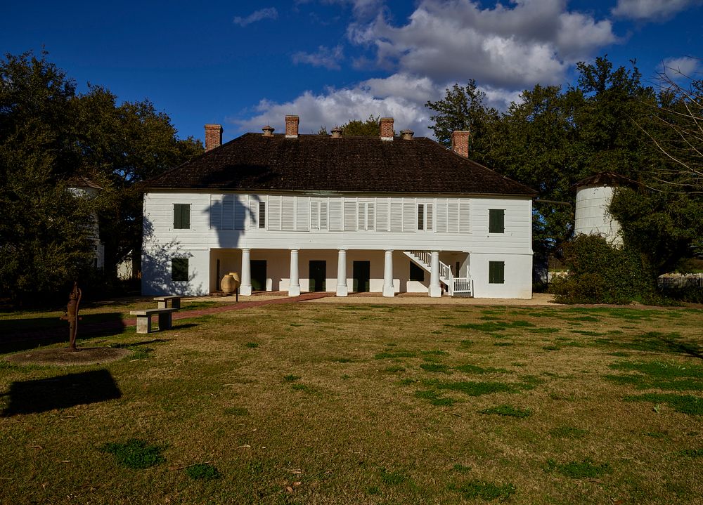                         The Creole-style "Big House" at Whitney Plantation, one of several surviving antebellum plantation…