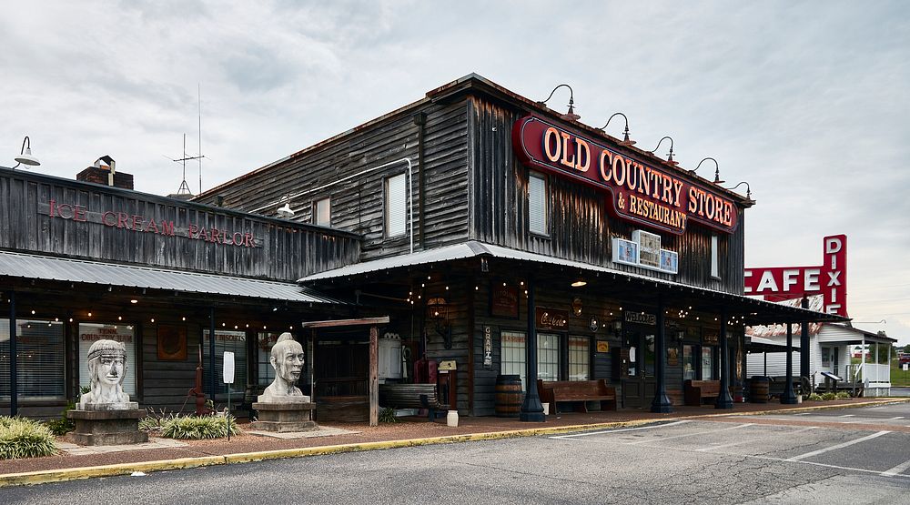                         The Old Country Store & Restaurant at Casey Jones Village in Jackson, a city in central Tennessee   …