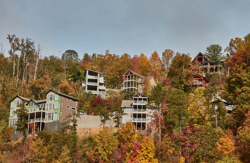                         Hillsides are high, and so are many homes there that overlook Gatlinburg, a small city in southeast…