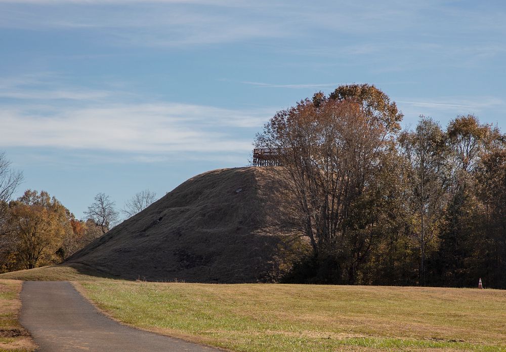                         One of 15 early native mounds at Pinson Mounds State Archaeological Park in Pinson, Tennessee       …
