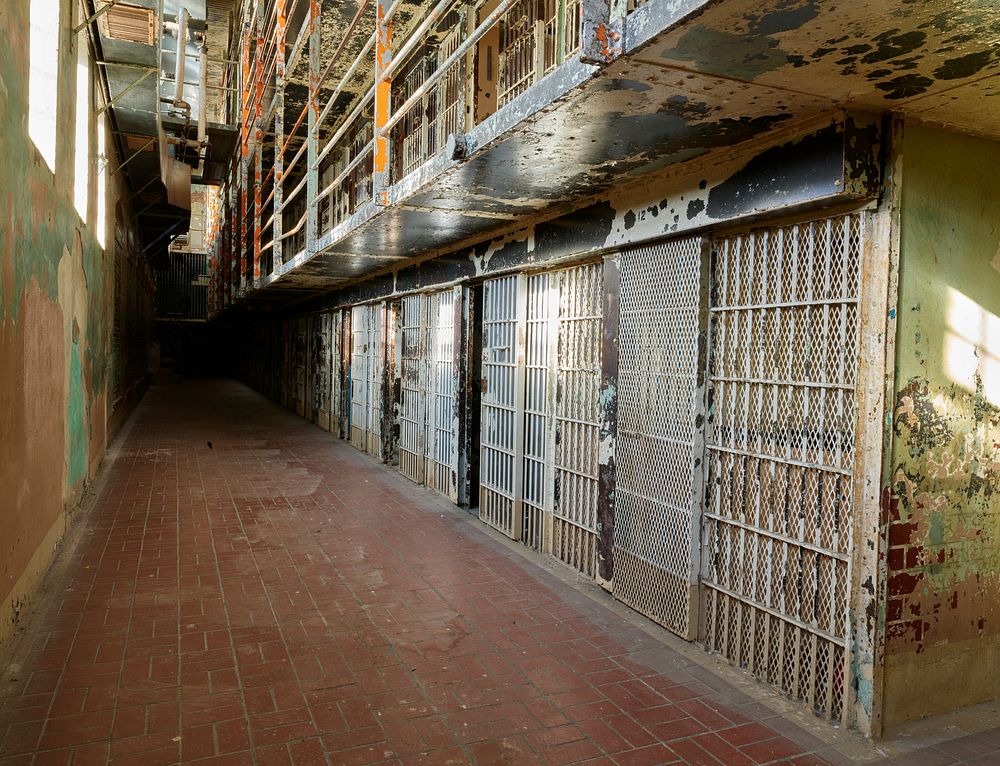                         Cellblock at the old (1836) Missouri State Penitentiary, now a museum, in Jefferson City, the…