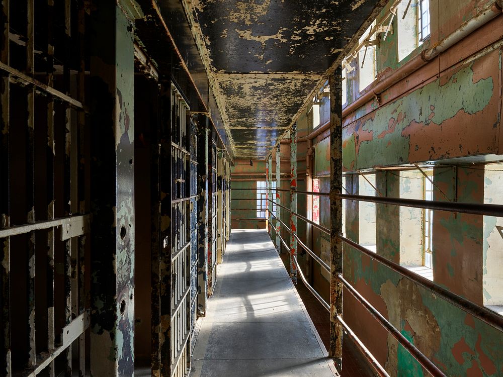                         Cellblock and corridor at the old (1836) Missouri State Penitentiary, now a museum, in Jefferson…