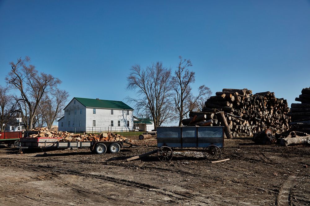                         A logging operation in rural Missouri's "Amish County," near the town of Clark                      …
