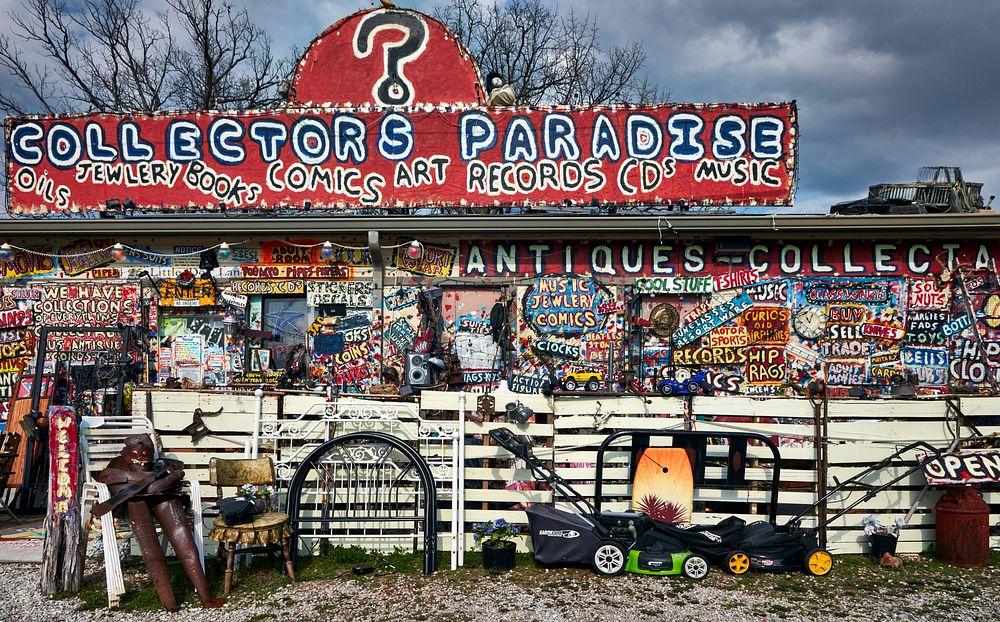                         The Collectors' Paradise, a purveyor of antiques, collectibles, and oddities in Sunset Beach…