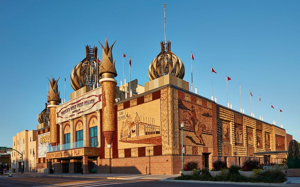                        The Corn Palace, an arena and event venue that is one of Midwest America's most popular tourist…