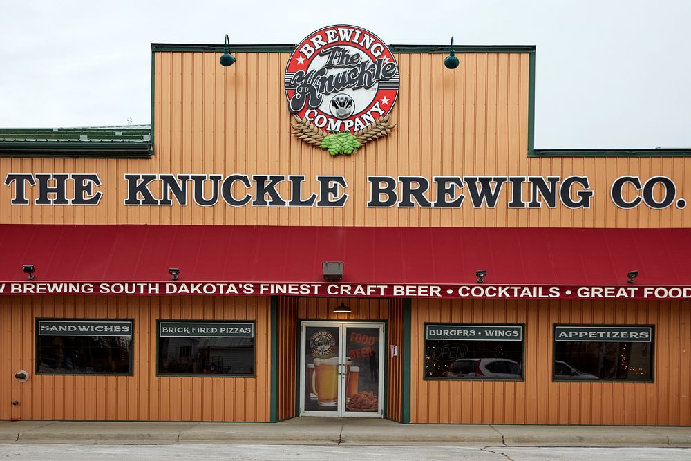                         The Knuckle Brewing Company craft-beer emporium in Sturgis, South Dakota, a city of fewer than 7,000…