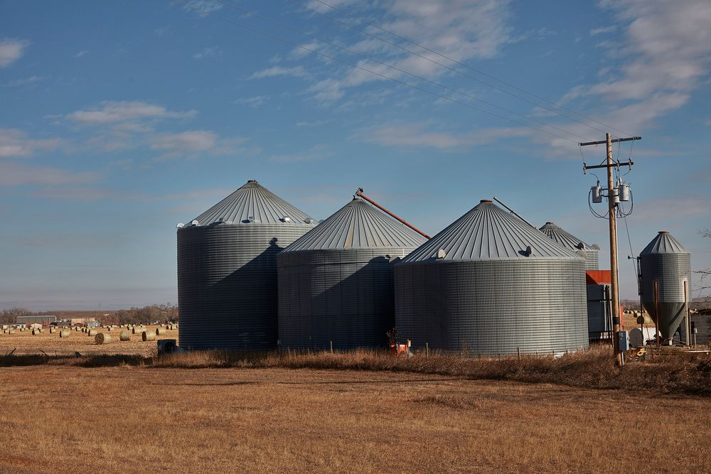                         An array of metal silos outside Maxwell, a small community near North Platte in southwest Nebraska  …