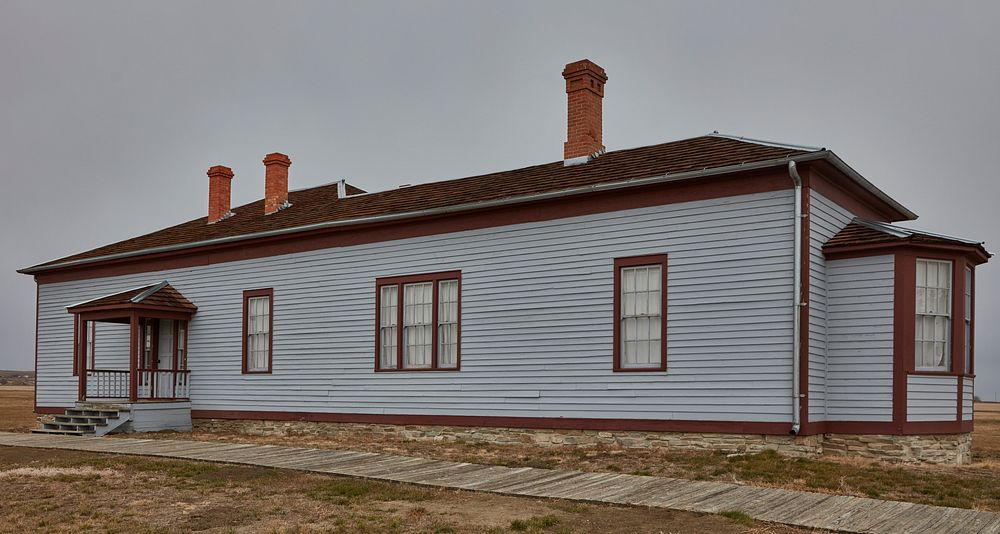                         The Field Officers' Quarters at the Fort Buford State Historic Site in Williams County, North Dakota…