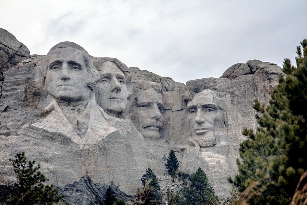                         View of the Mount Rushmore National Memorial, one of the United States' most famous and beloved…