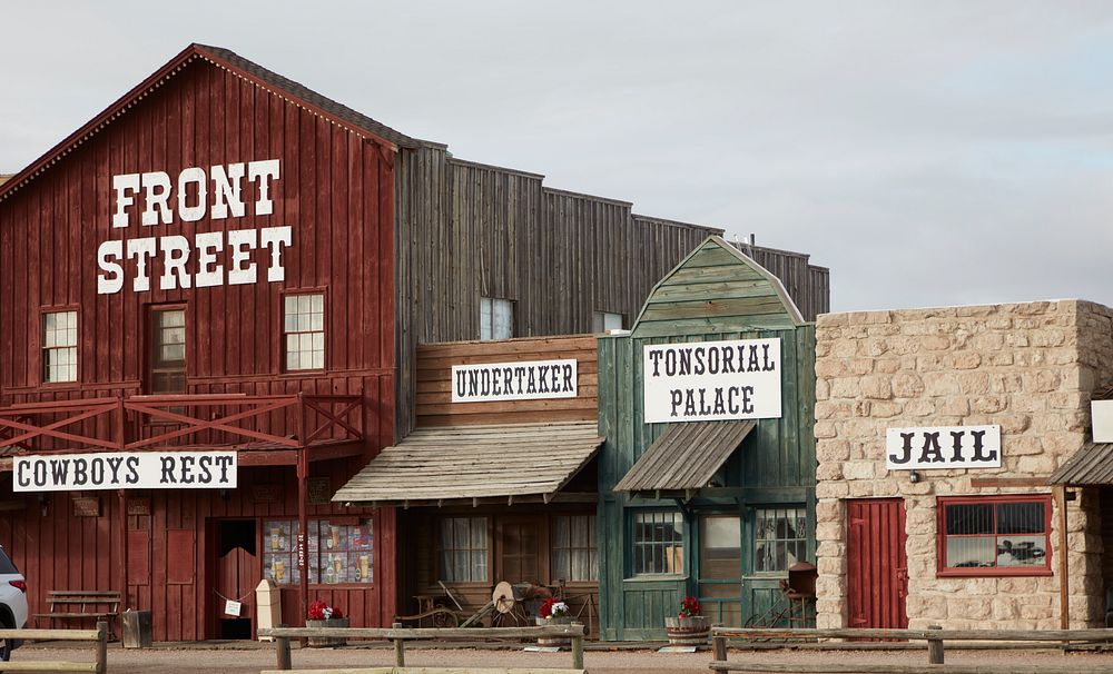                         Front Street, a manufactured Old West-style street of shops in Ogallala, a small city in southwest…